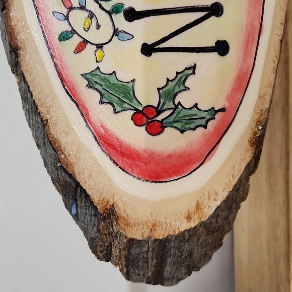 Hand Crafted Feliz Navidad Sign Wall Decor Merry Christmas 15 x 6 - Picture 4 of 9